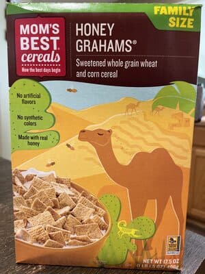 Honey Grahams Sweetened Whole Grain Wheat and Corn Cereal