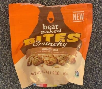 Bear naked bites honey oats