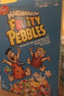 Fruit Flavors Sweetened Rice Cereal with Marshmallows