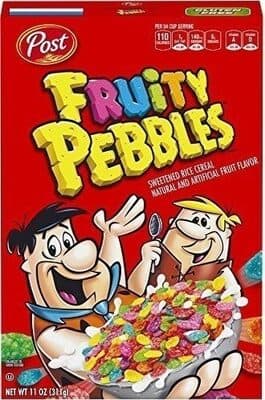 Fruit Flavor Sweetened Rice Cereal