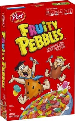 Fruit Flavor Sweetened Rice Cereal