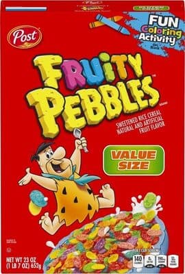 Fruit Flavor Sweetened Rice Cereal