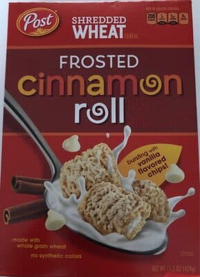 Cereal, Frosted Cinnamon Roll, Vanilla