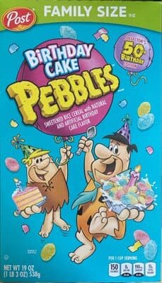 Birthday Cake Sweetened Rice Cereal