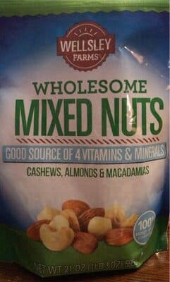 Wholesome Mixed Nuts Cashews, Almonds & Macadamias