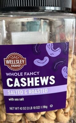 Whole Fancy Cashews Salted & Roasted