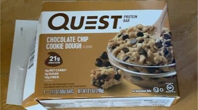 Chocolate Chip Cookie Dough Flavor Protein Bars