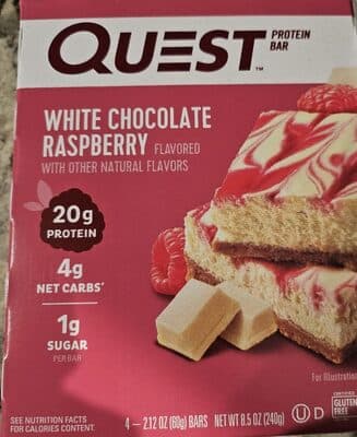 White Chocolate Raspberry Protein Bar