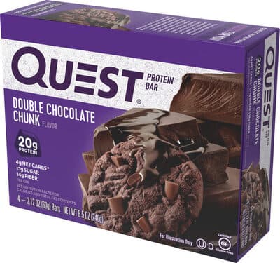 Double Chocolate Chunk Flavor Protein Bars