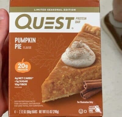 Pumpkin Pie Protein Bar