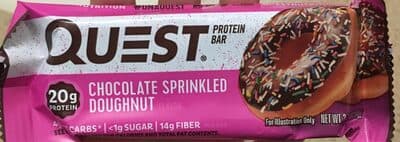 Chocolate Sprinkled Doughnut Flavor Protein Bar