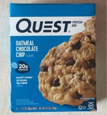 Oatmeal Chocolate Chip Flavor Protein Bar