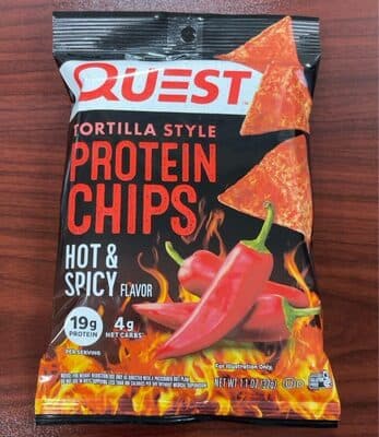 Tortilla Style Protein Chips Hot & Spicy