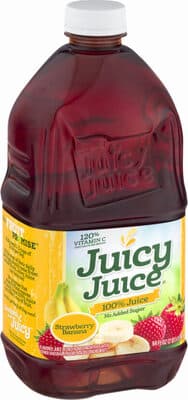100% JUICE, STRAWBERRY BANANA