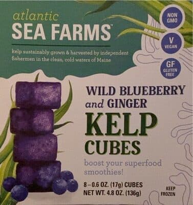 Wild Blueberry and Ginger Kelp Cubes