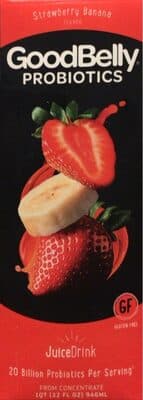 Strawberry Banana Organic Probiotics Juice Drink From Concentrate