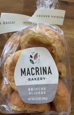 MACRINA BAKERY, BRIOCHE SLIDERS