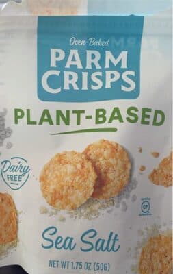 Sea Salt Plant-Based Oven-Baked Dairy Free Cheese Snack