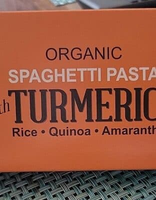 Spaghetti Pasta with Turmeric