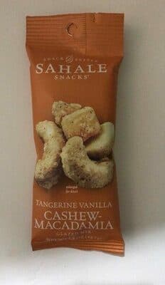 GLAZED MIX, TANGERINE VANILLA CASHEW-MACADAMIA
