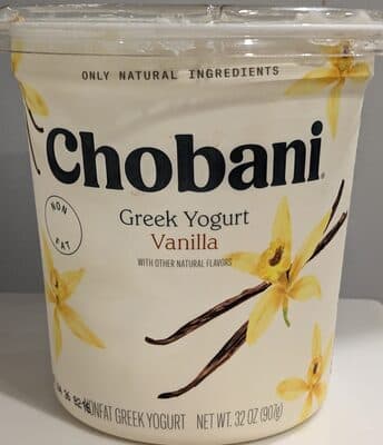 Vanilla Blended Non-Fat Greek Yogurt