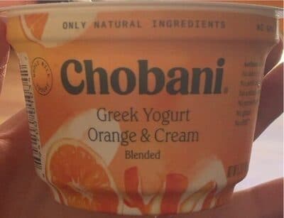 Whole Milk Greek Yogurt, Orange & Cream Blended