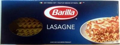 ENRICHED MACARONI PRODUCT, LASAGNE