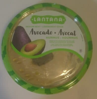 Medium Heat Avocado Hummus Made With Garbanzo Beans And Topped With Roasted Jalapeño