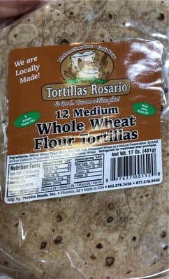 Whole Wheat Flour Tortillas