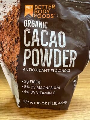 BetterBody Foods Organic Cacao Powder
