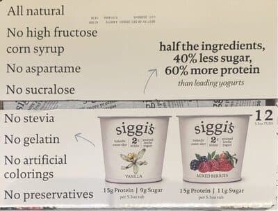 Siggi’s mixed berries