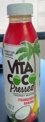 Vita Coco Strawberry Banana Pressed Coconut