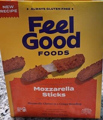 Mozzarella Cheese In A Crispy Golden Breading Sticks