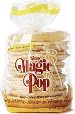 Freshly popped rice cakes
