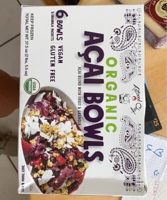 Acai Blend with Fruit & Granola Organic Bowls
