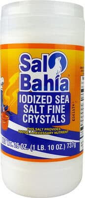 Sal Bahia, Iodized Sea Salt Fine Crystals