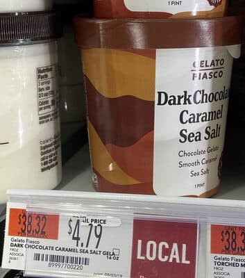 Gelato Fiasco, Sea Salt Dark Chocolate Caramel