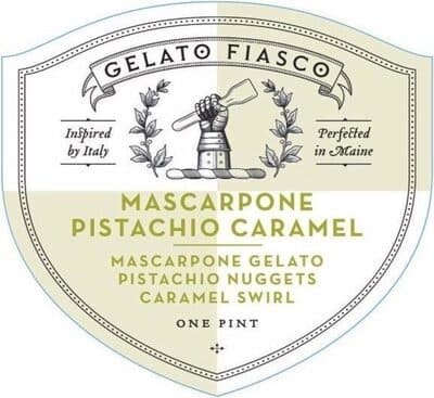 Mascarpone Pistachio Caramel Gelato