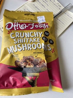 Crunchy Shiitake Mushrooms
