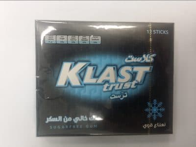klast peppermint chewing gum