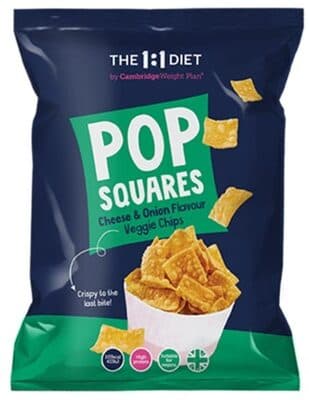 Pop Squares, Cheese & Onion Flavour