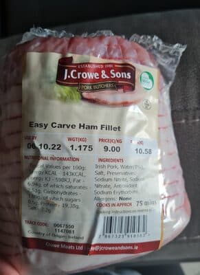 Easy Carve Ham Fillet