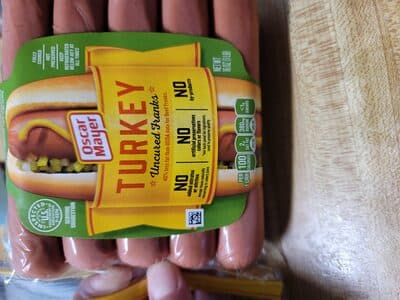 Oscar Mayer Turkey uncured franks