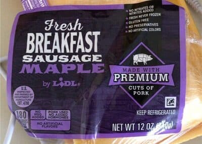 Maple Breakfast Sausage