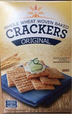 Original Crackers Whole Wheat Woven Baked
