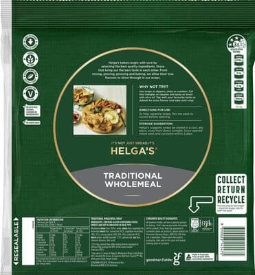 Helga's Traditional Wholemeal Wrap