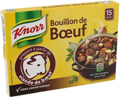 Knorr Bouillon Cube Bœuf