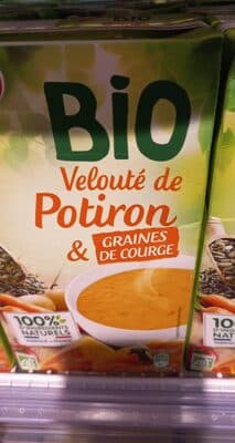 bio velouté de potiron & graines de courge