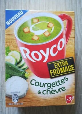 Soupe courgettes et chvre
