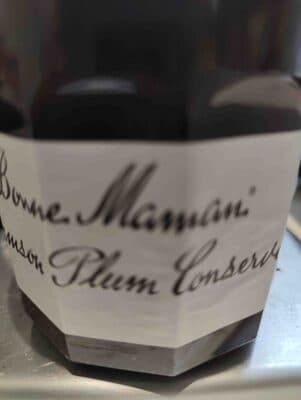 Damson plum conserve